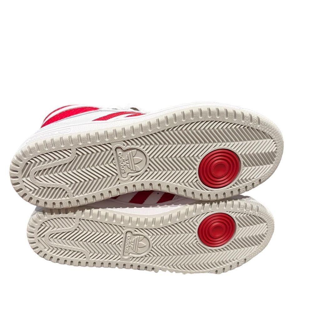 Adidas Top Ten RB Hi Women Basketball Shoes Size: 7.5 Color: White/White/Red - Picture 10 of 12